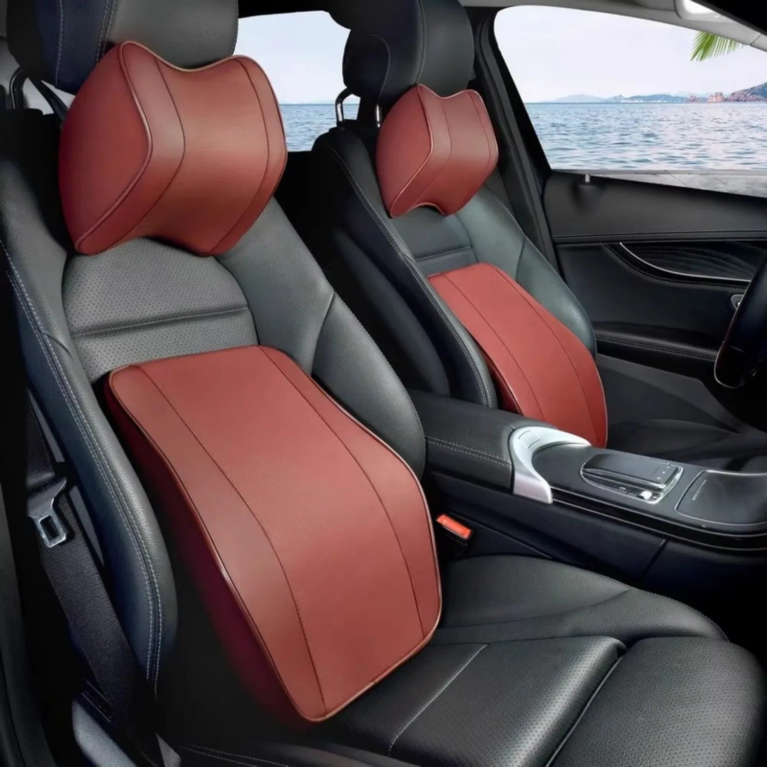 kit lombaires et cervicales voiture rouge DriveBack