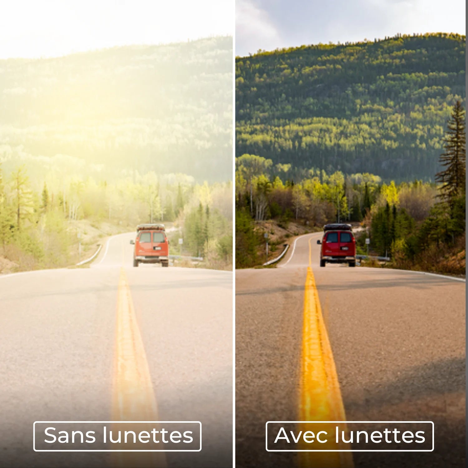 lunettes de soleil polarisees lumière PolarView