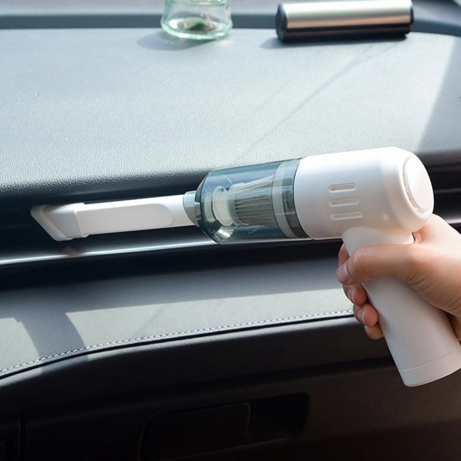 mini aspirateur de voiture blanc Zaply