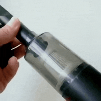 mini aspirateur voiture sans fil Hurricane gif