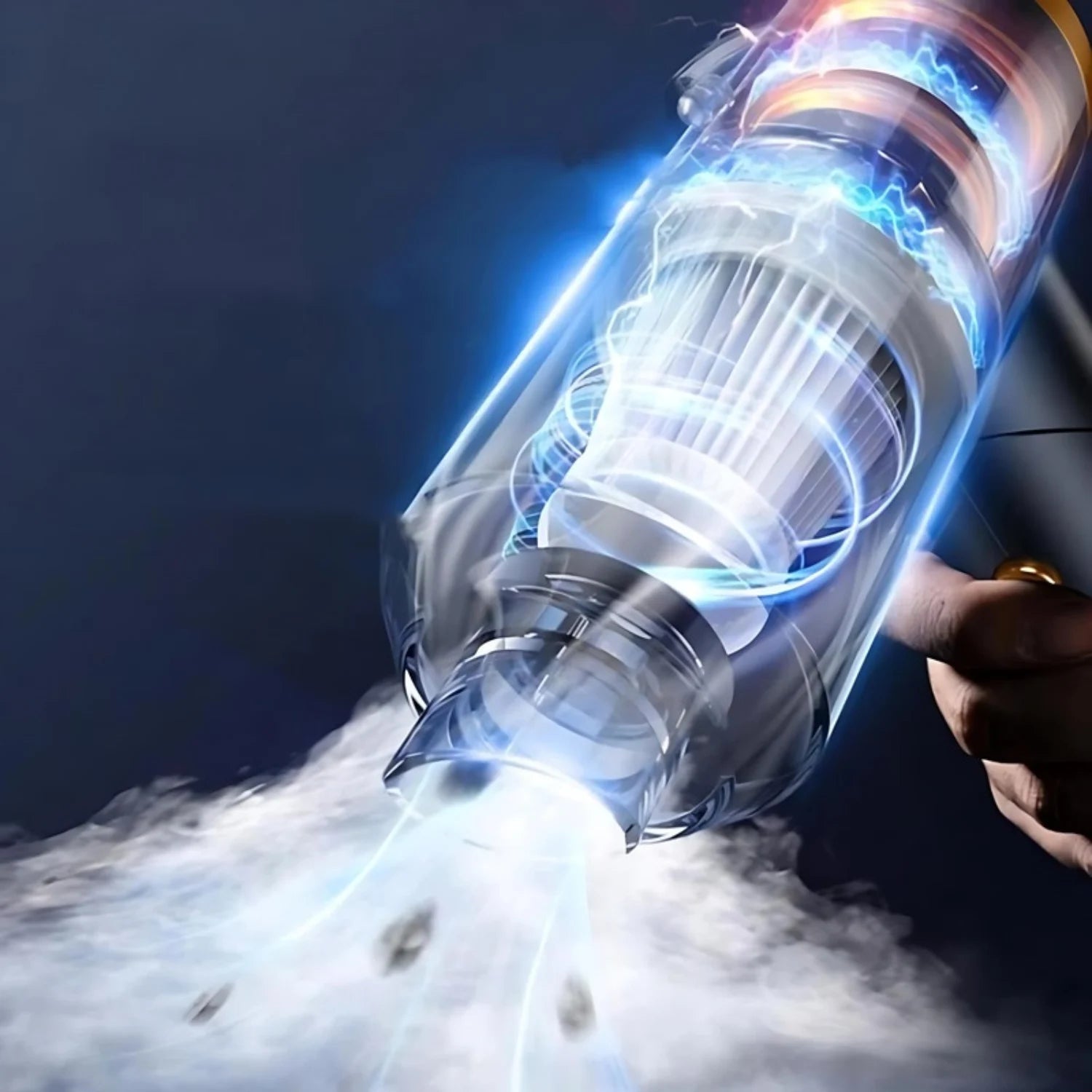 mini aspirateur voiture sans fil efficace Hurricane