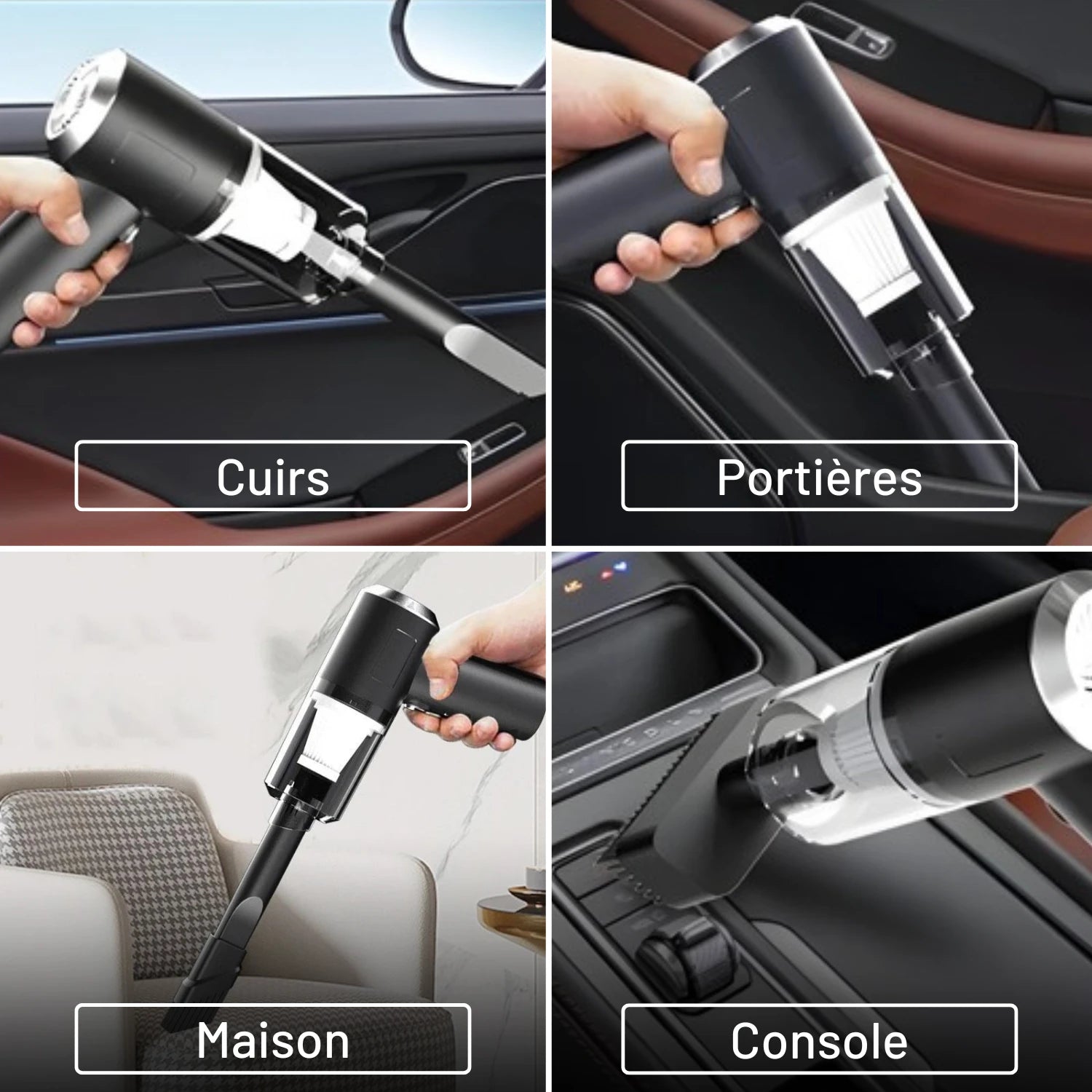 mini aspirateur voiture sans fil facile Hurricane