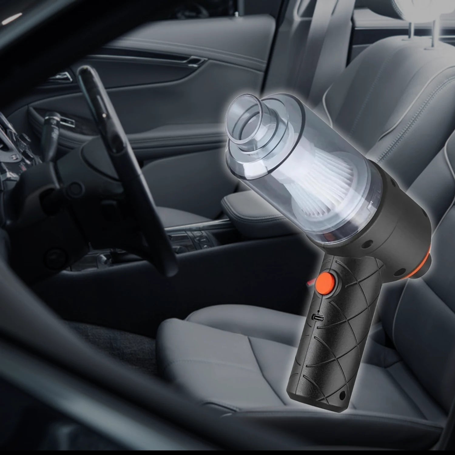 mini aspirateur voiture sans fil sans sac DustFlash