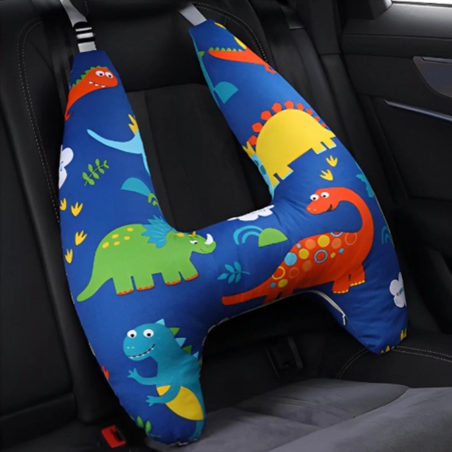 oreiller voiture enfant dinosaure CozyPill