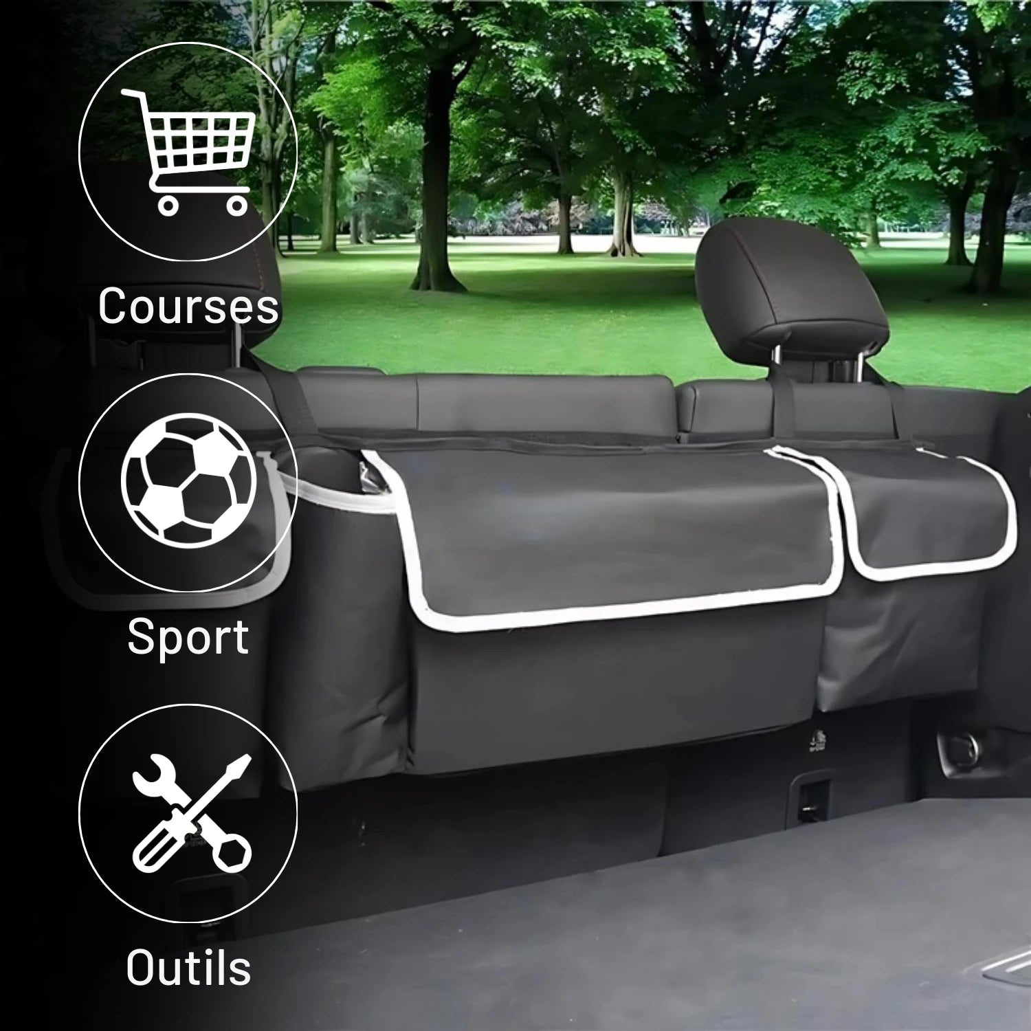 organisateur coffre voiture polyvalent RoadPack