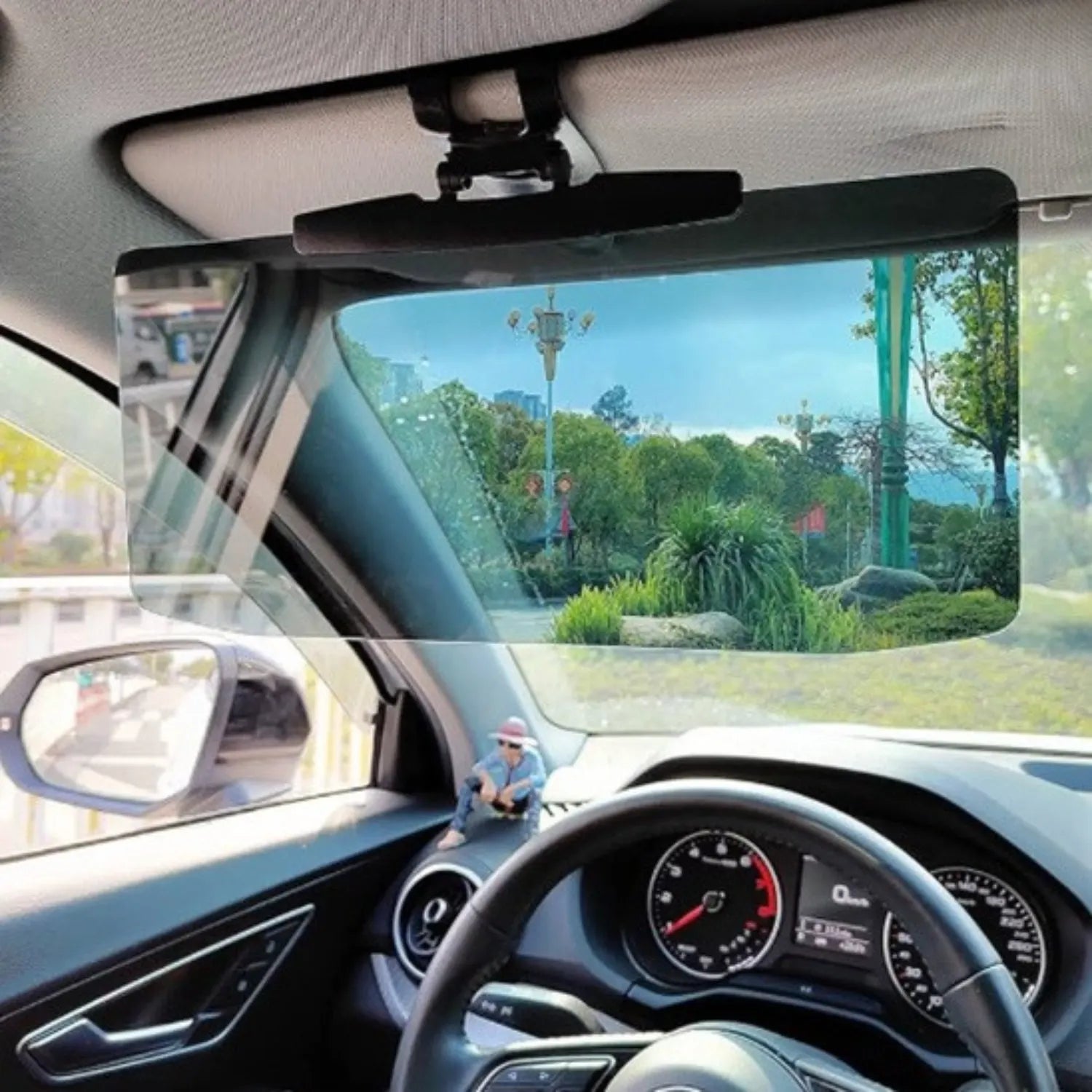 pare soleil anti eblouissement noir SunView