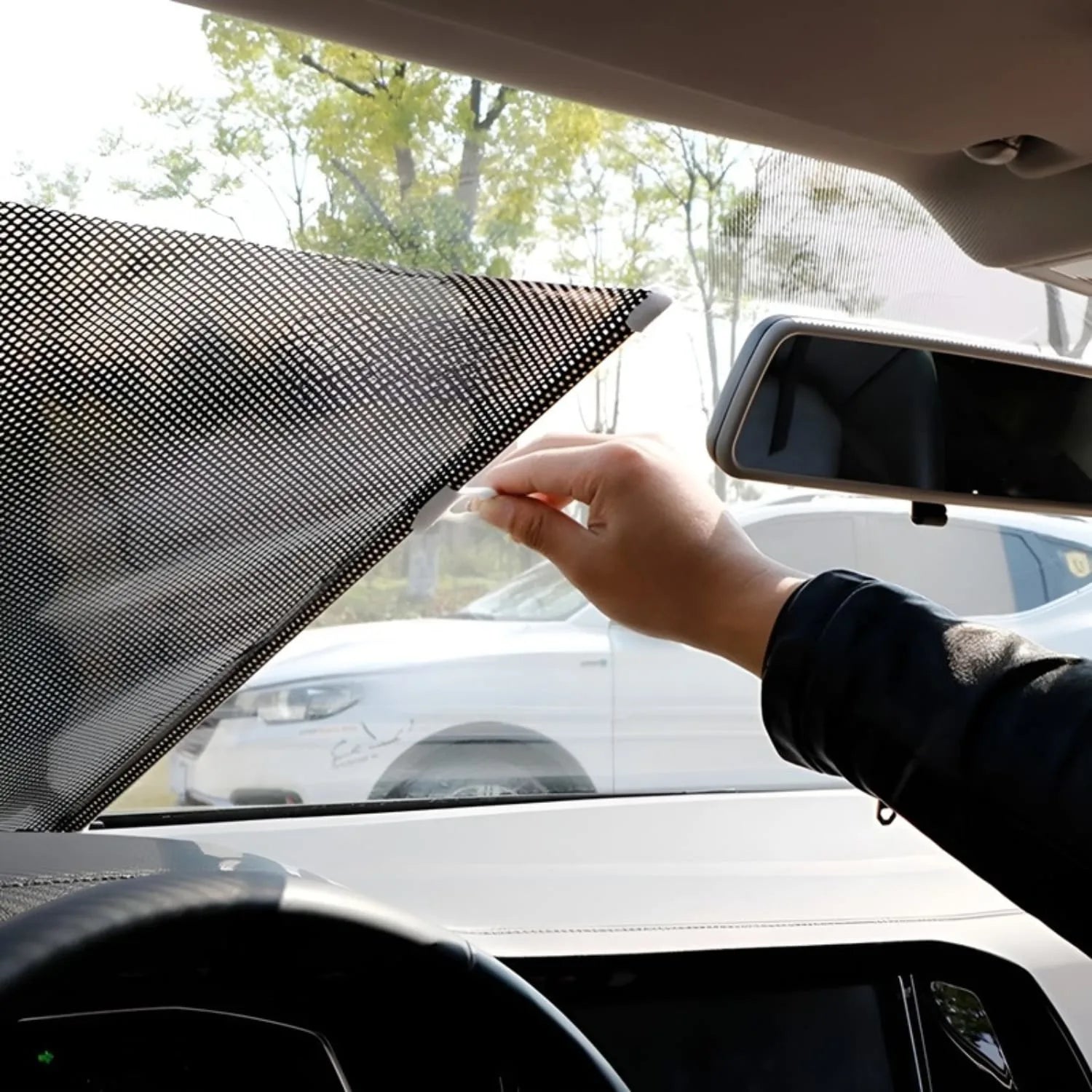 pare soleil enrouleur voiture conduite confortable SunSlide