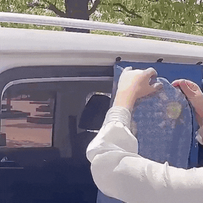 pare soleil moustiquaire bebe magnetique gif