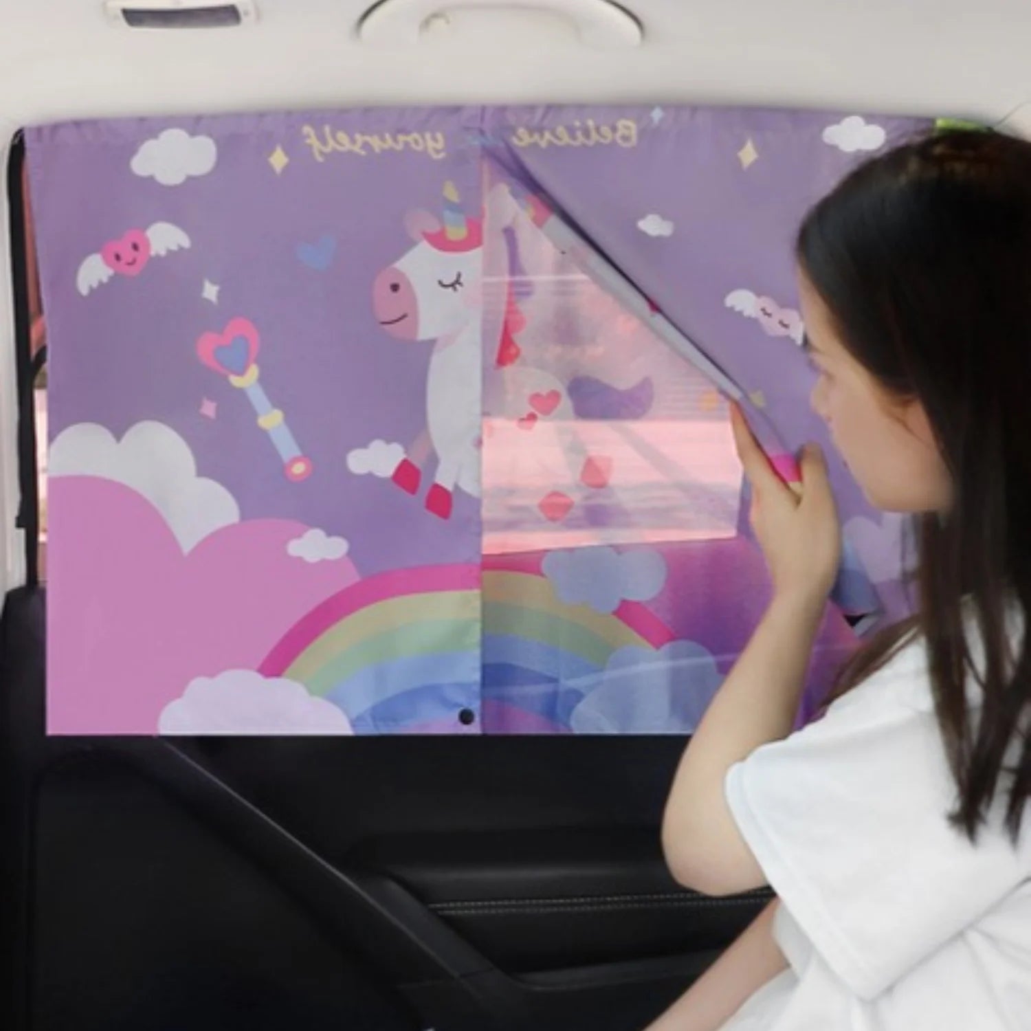 pare soleil moustiquaire bebe magnetique visibilité