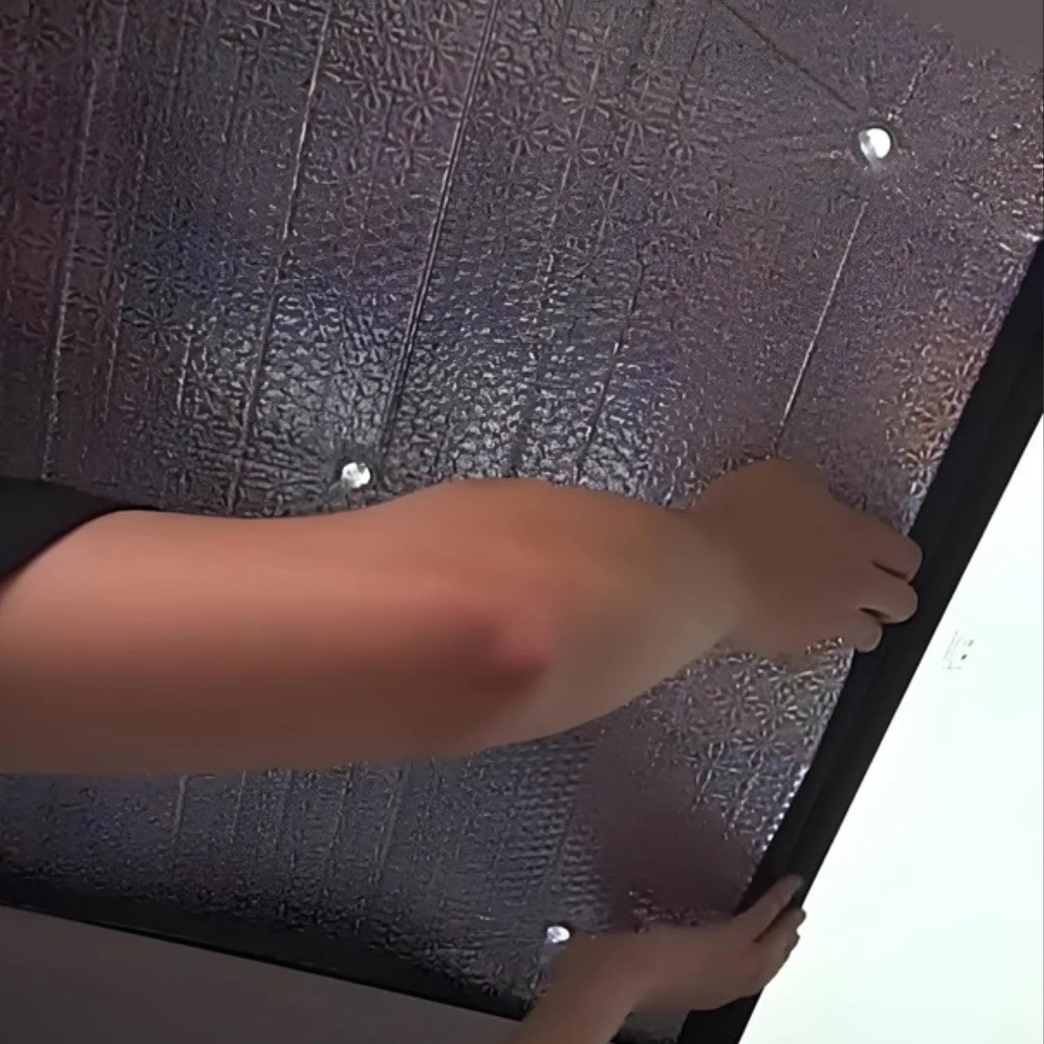 pare soleil toit ouvrant voiture facile a installer SunSky