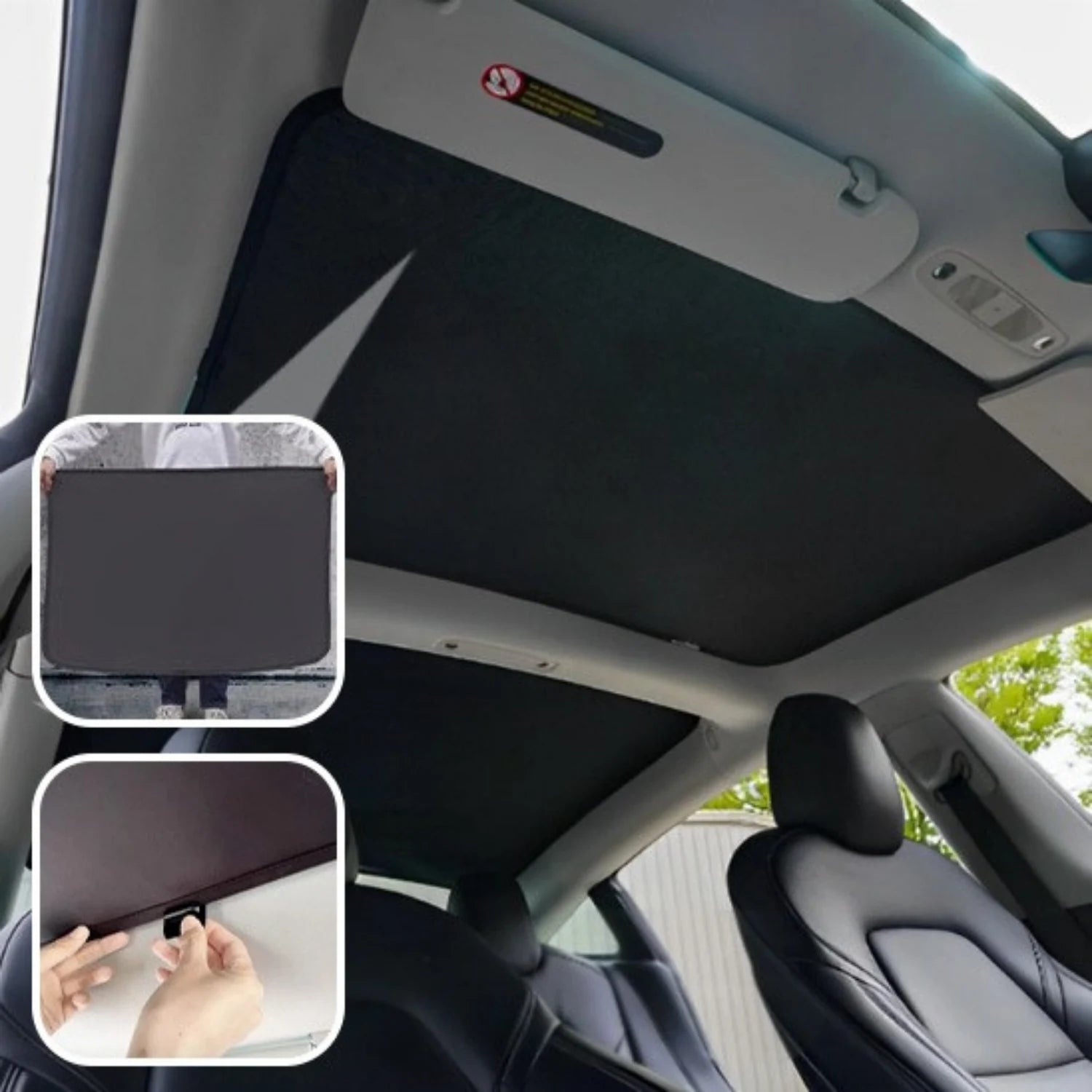 pare soleil toit tesla pratique ShadeX