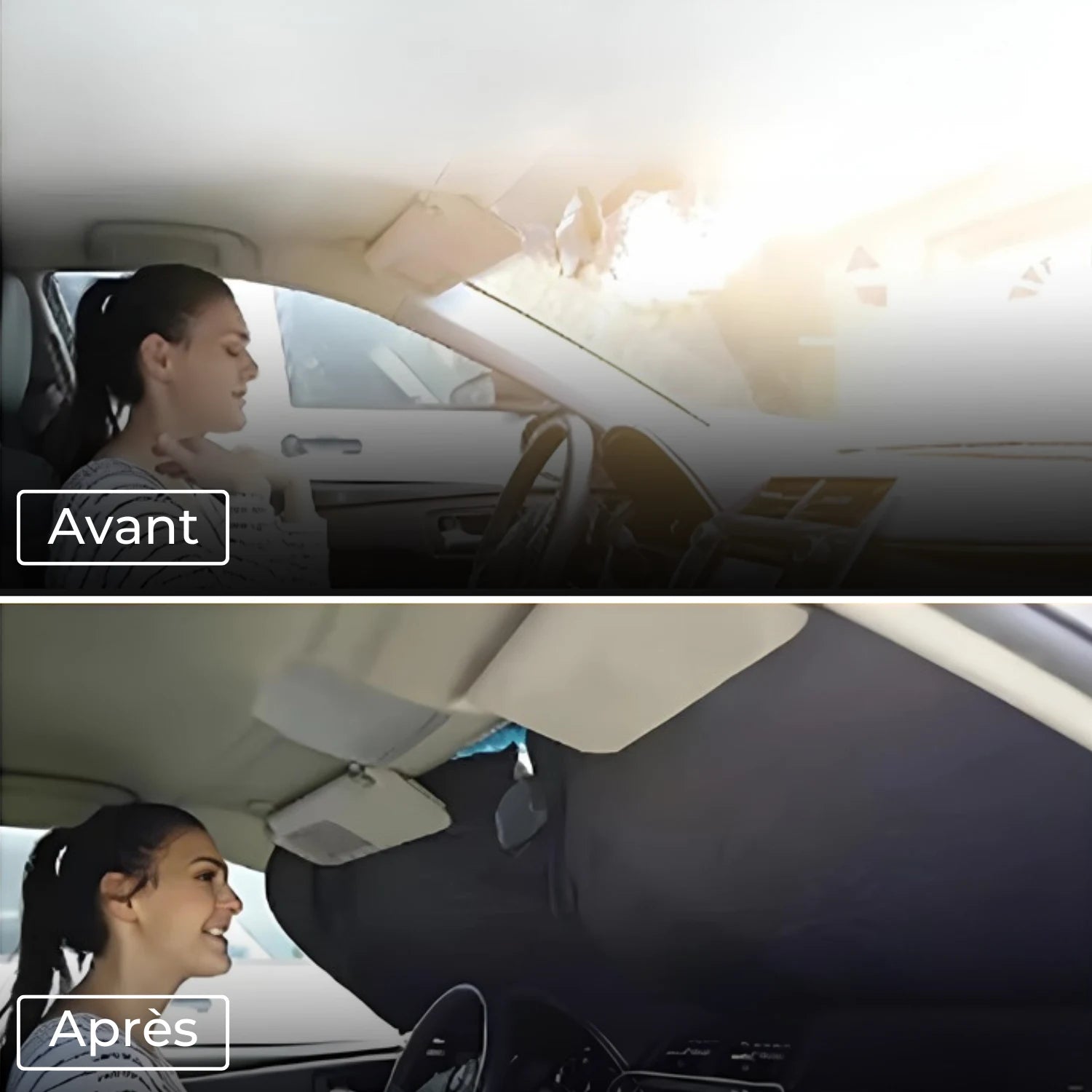 pare soleil universel pliable vision claire SunFlex