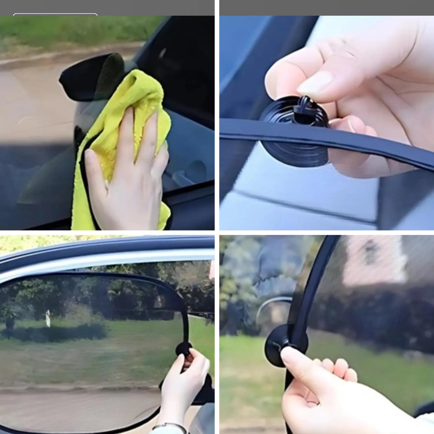 pare soleil voiture ventouse bebe installation rapide SunSafe