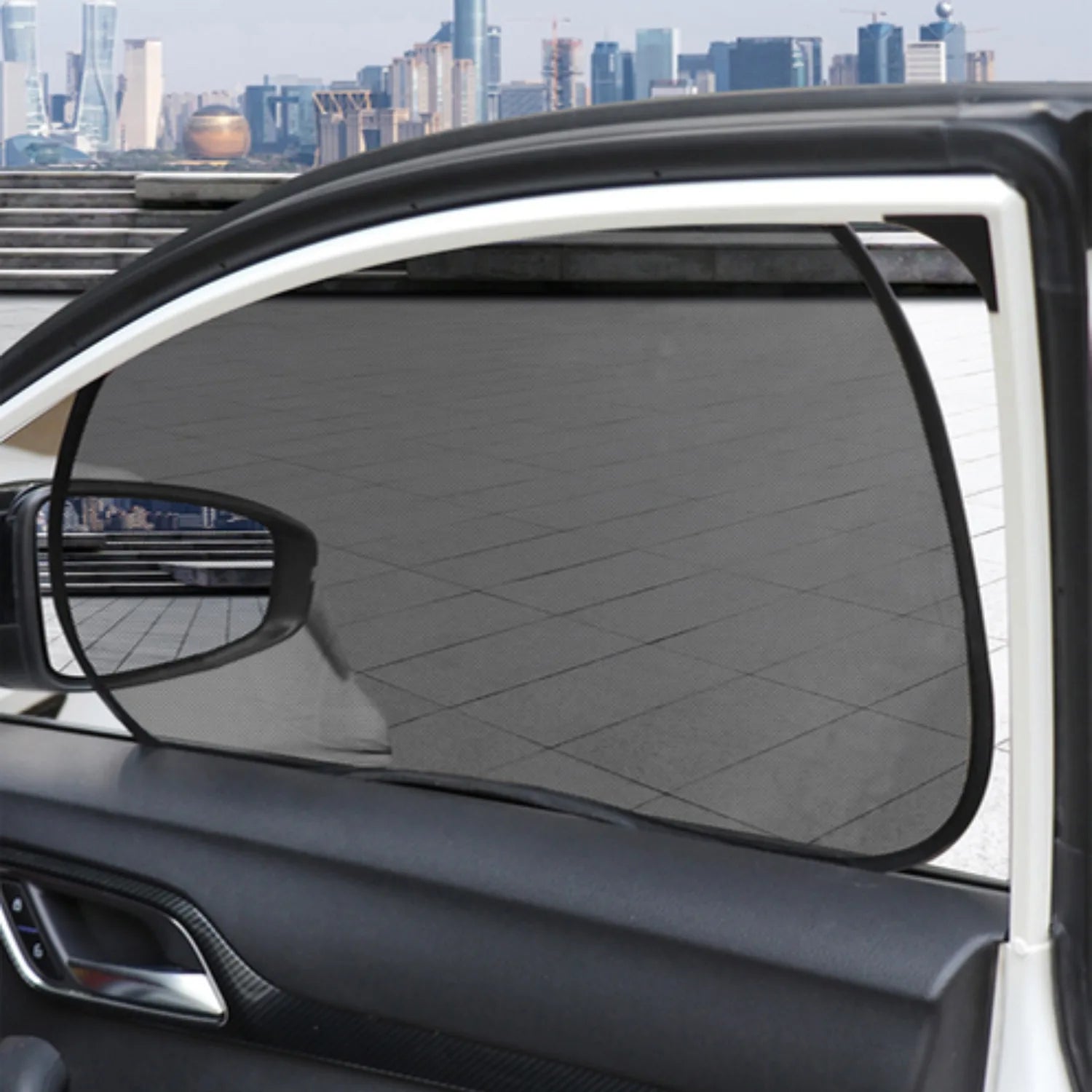 pare soleil voiture ventouse bebe pack double SunSafe