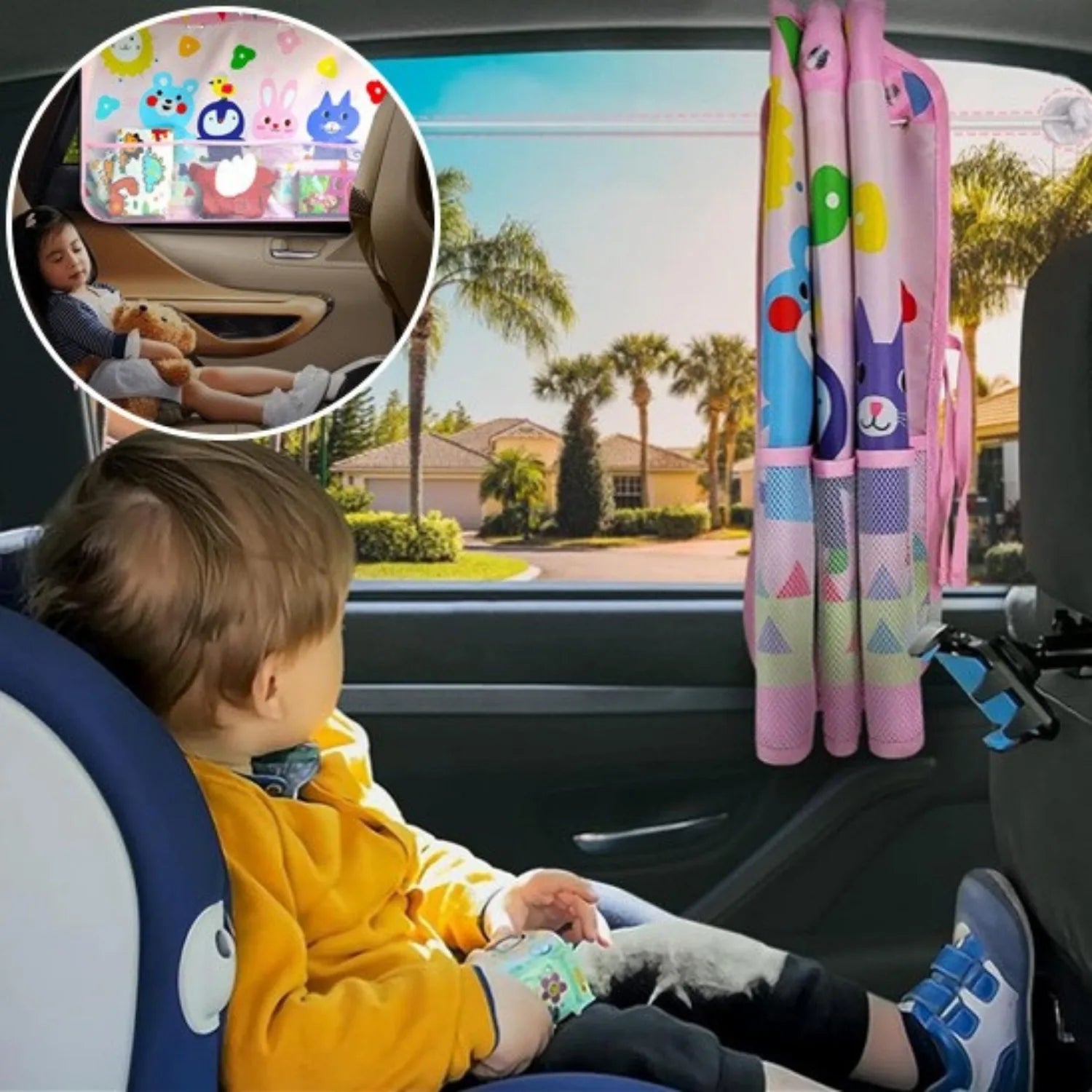 pare soleil voiture ventouses bebe protection uv HappyBlock