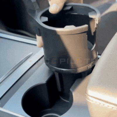 plateau porte gobelet voiture 360Cup gif