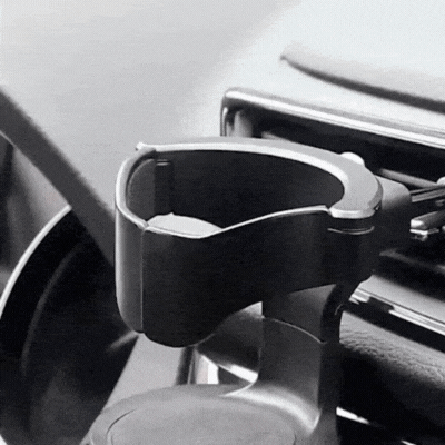 porte gobelet voiture DrinkDock gif