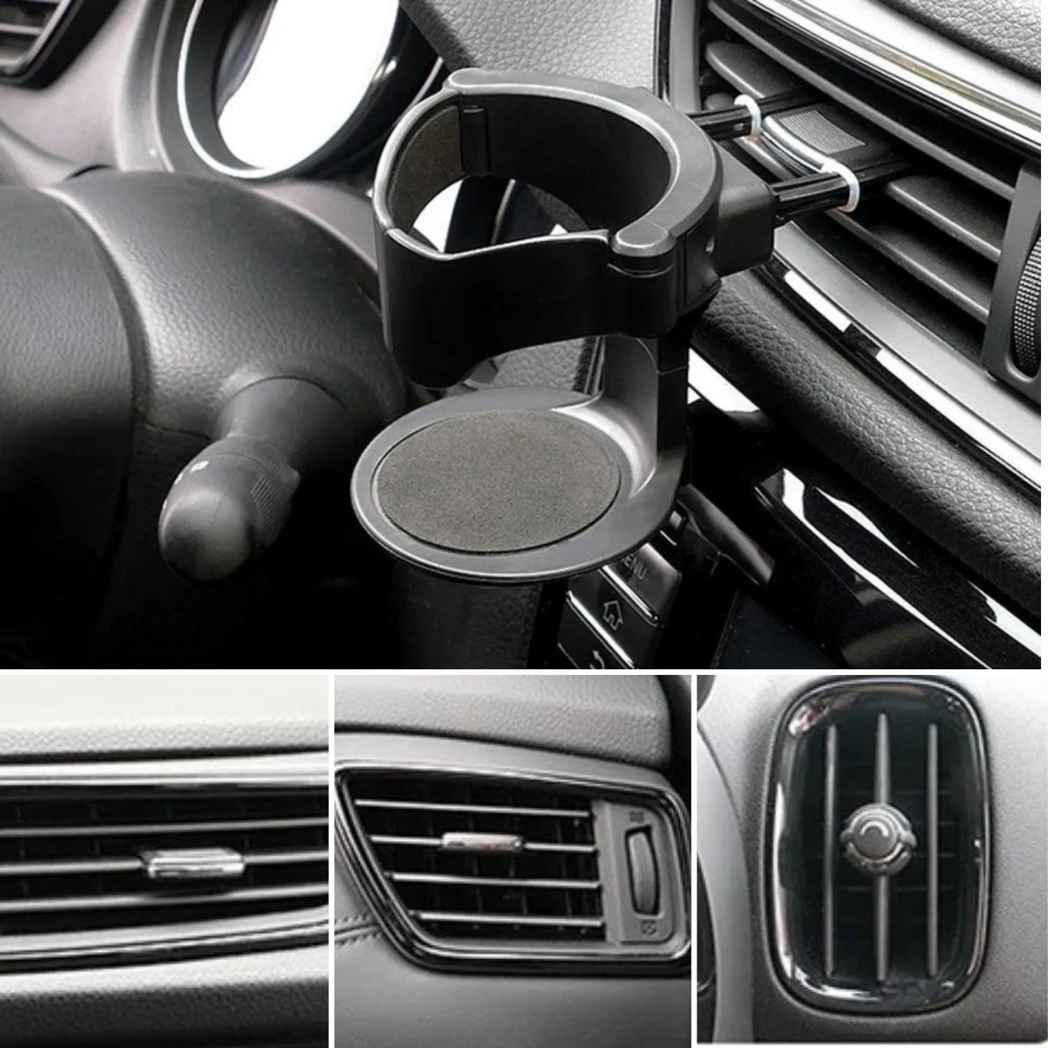 porte gobelet voiture pratique DrinkDock