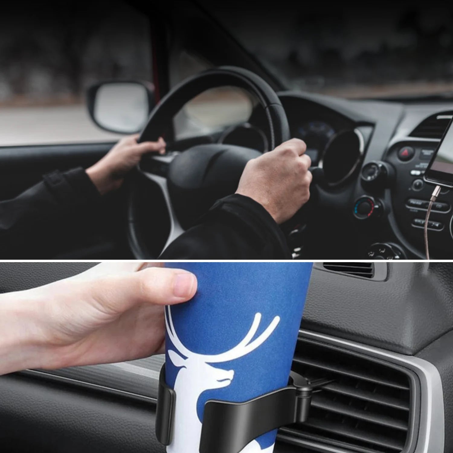 porte gobelet voiture résistant DrinkDock