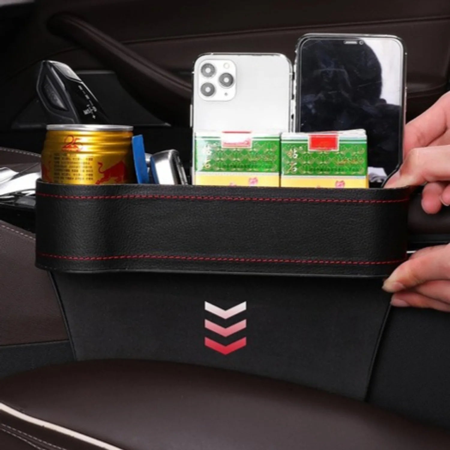 rangement entre siege voiture facile à installer SidePocket