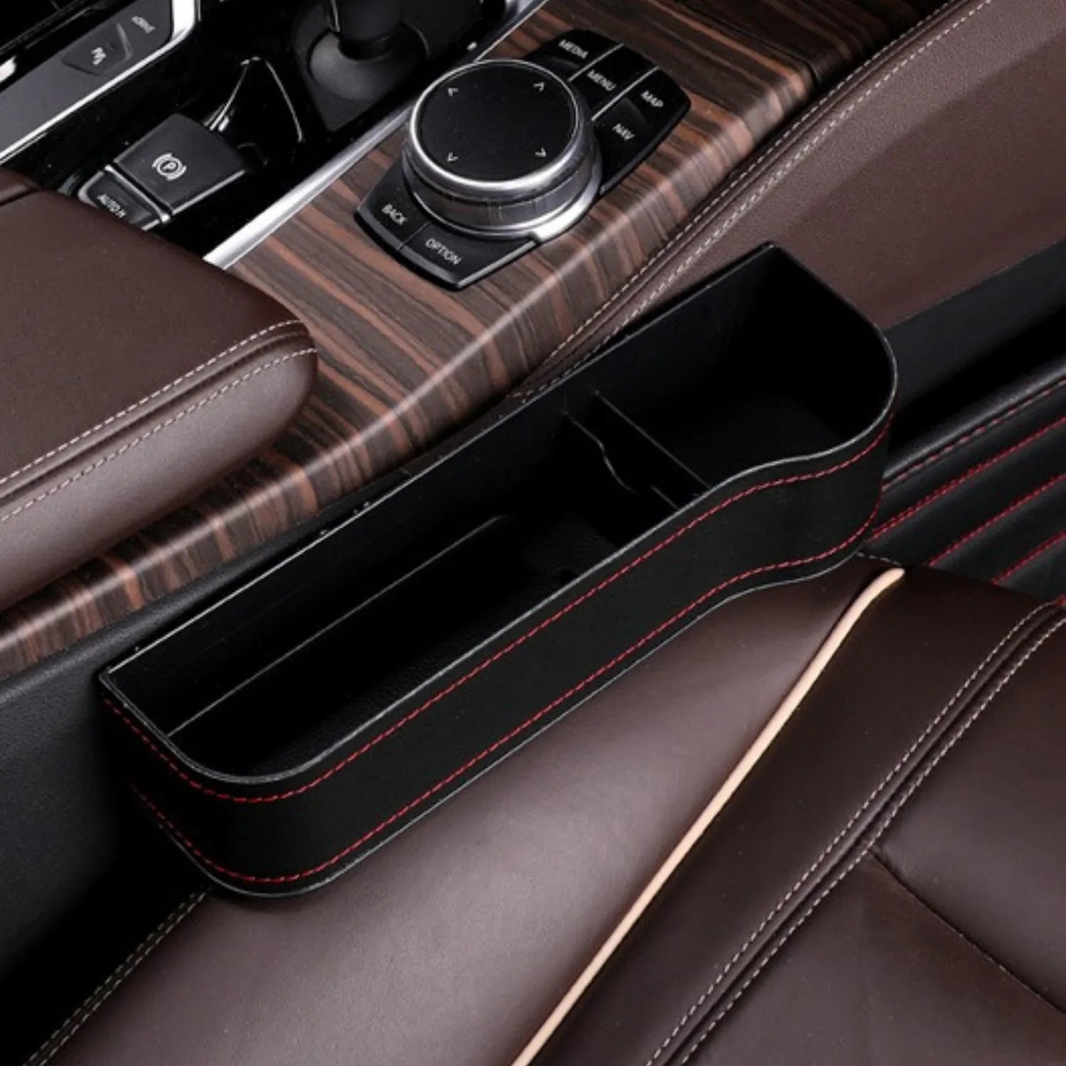 rangement entre siege voiture intérieur élégant SidePocket