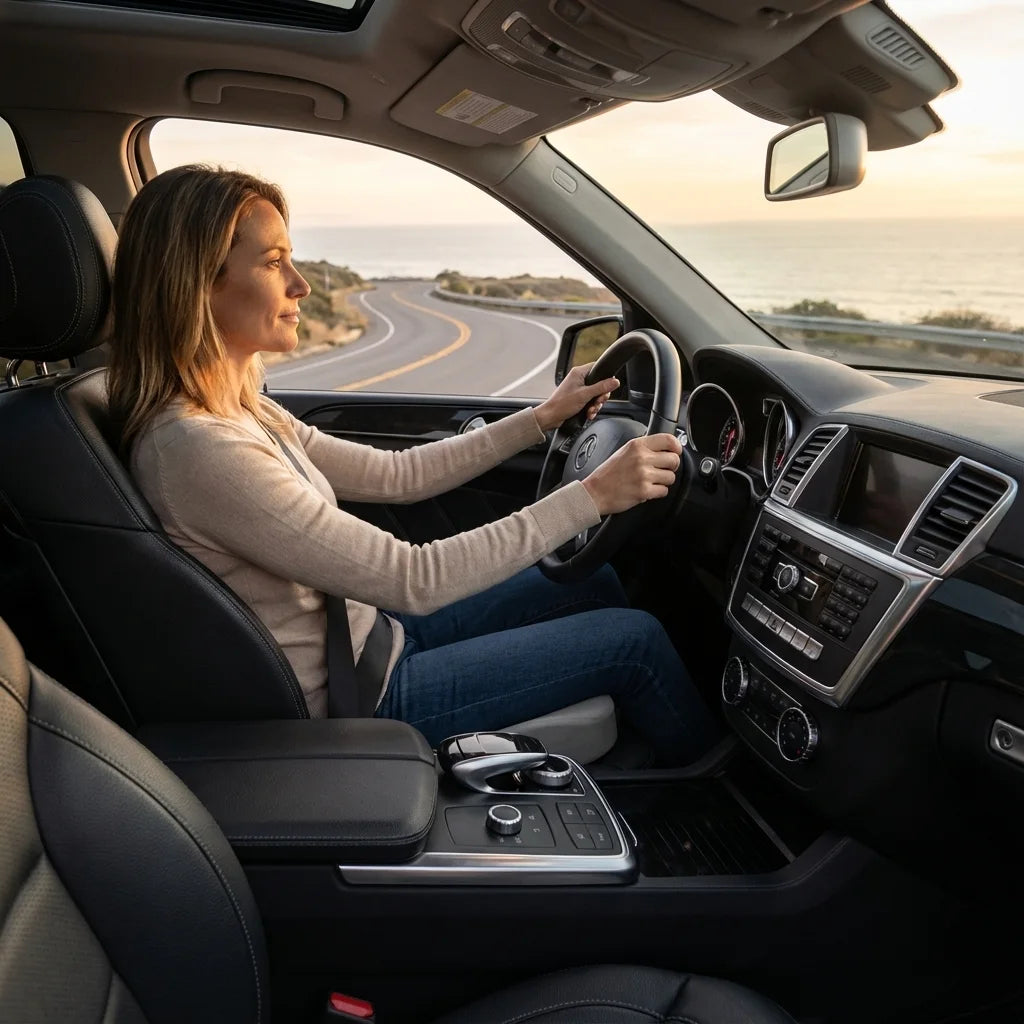 rehausseur voiture memoire de forme ergonomique haut de gamme