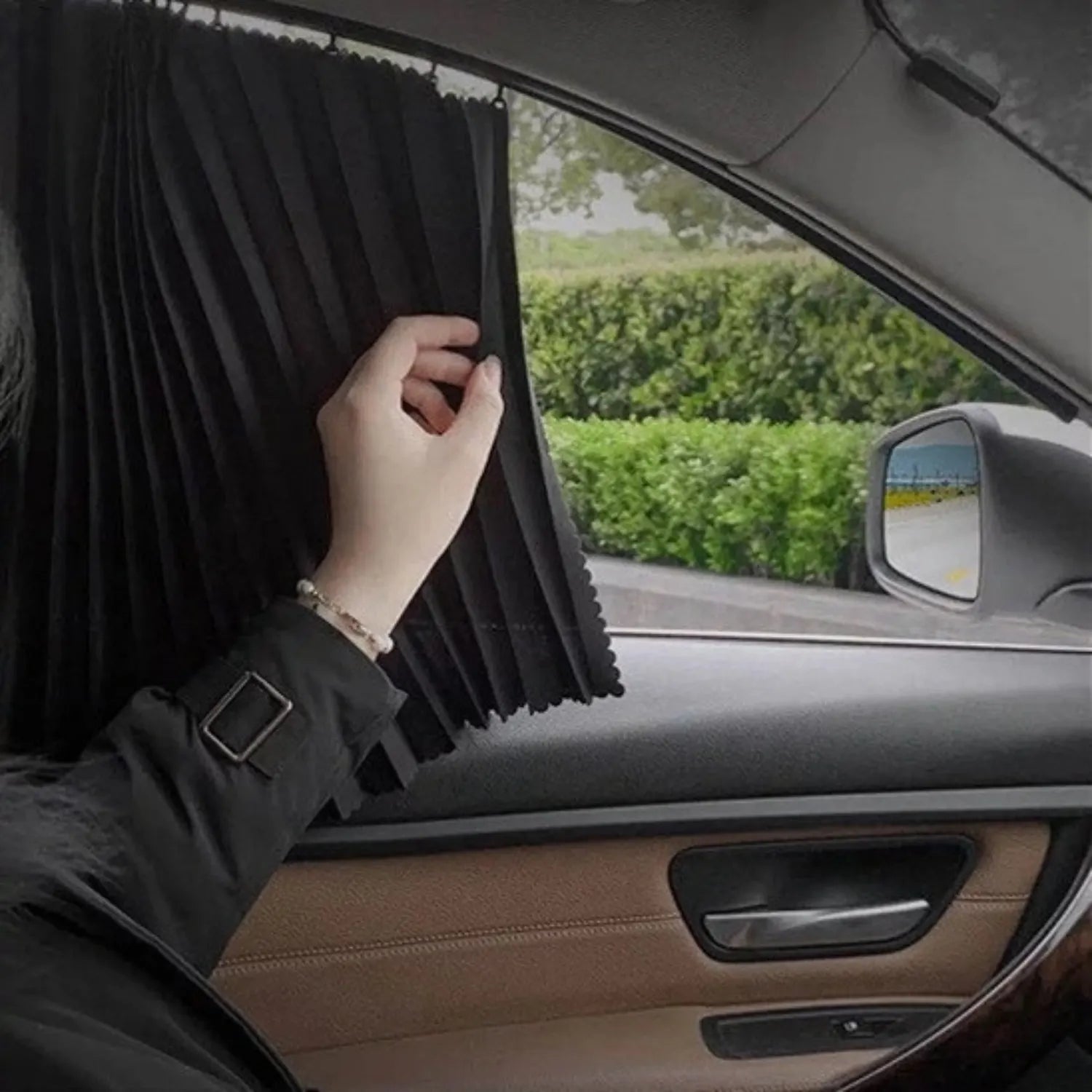 rideaux pare soleil voiture ajustable SunFold