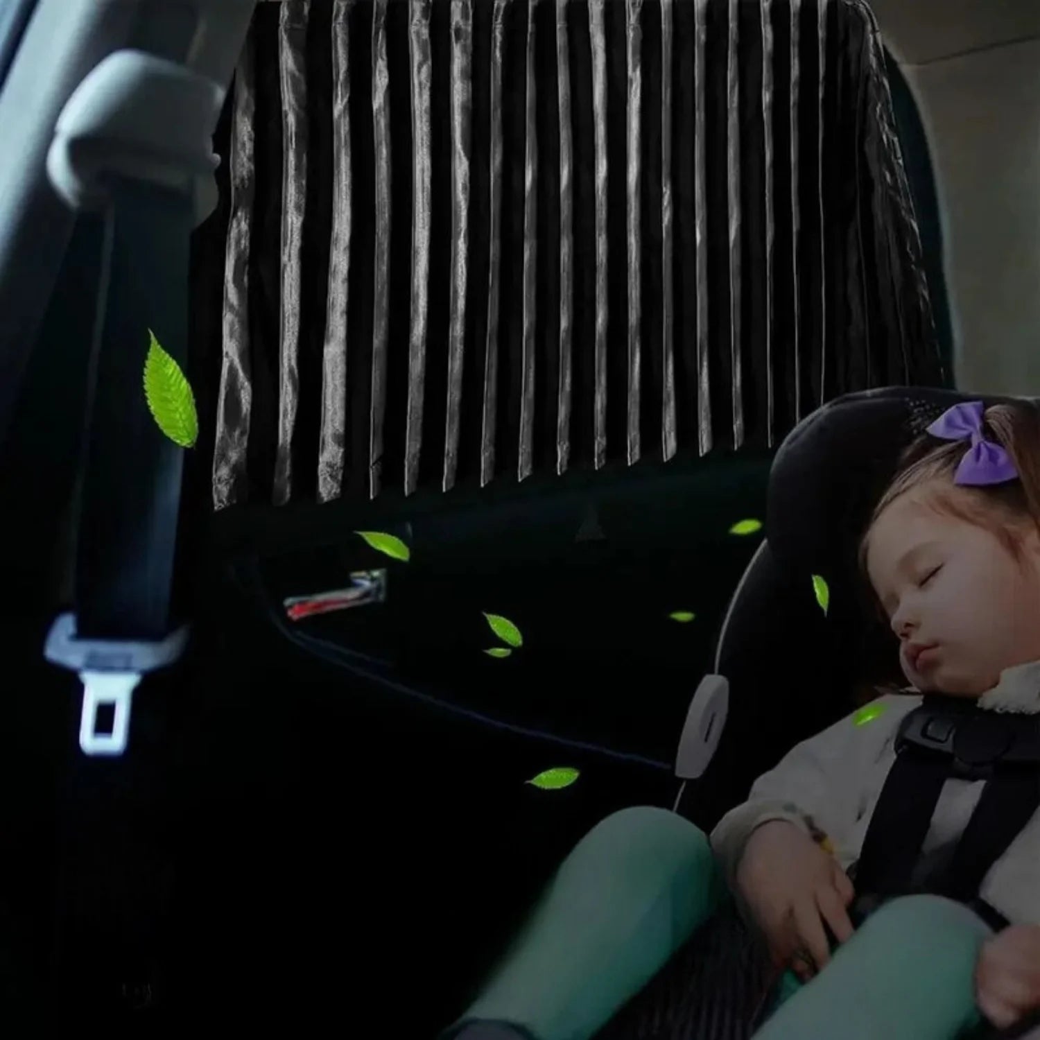 rideaux pare soleil voiture noirs SunFold