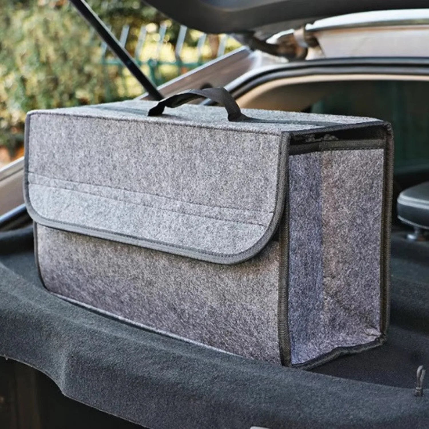 sac rangement coffre voiture feutre FeltBox