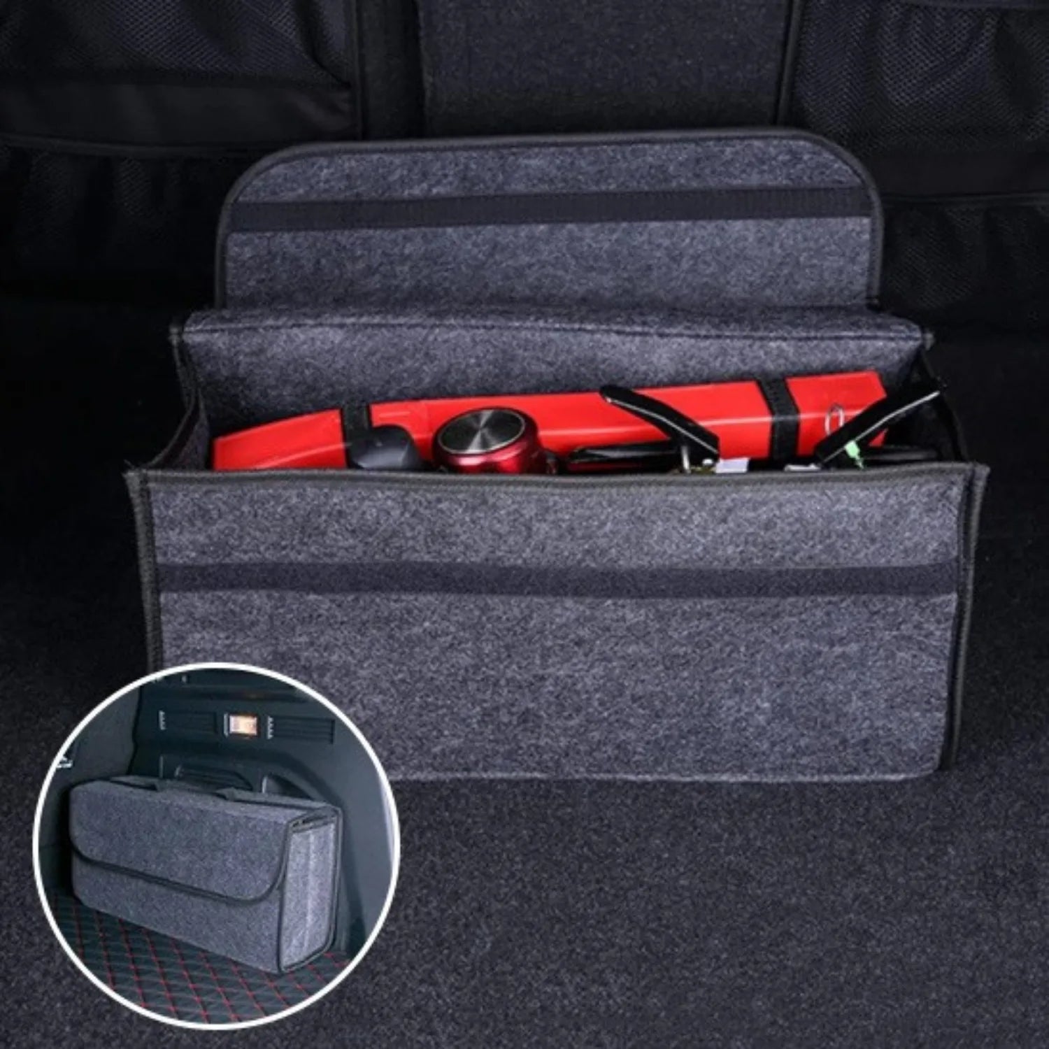sac rangement coffre voiture organisation FeltBox