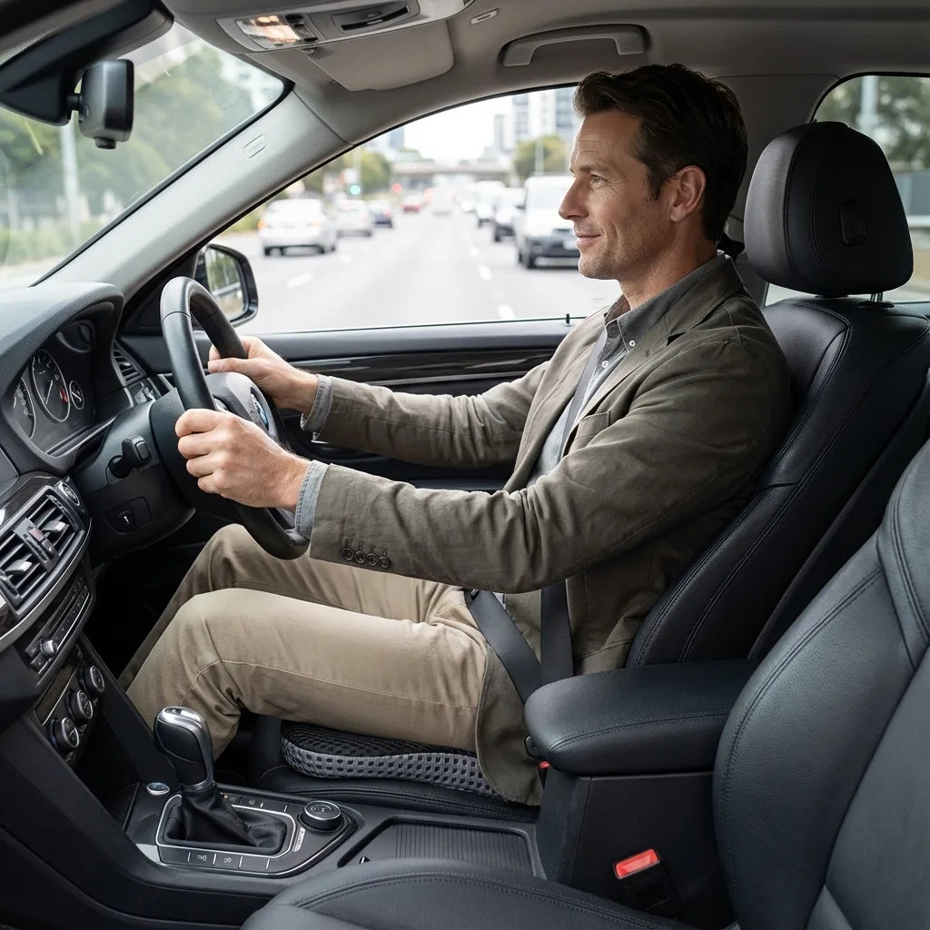 sur siege voiture memoire de forme design élégant