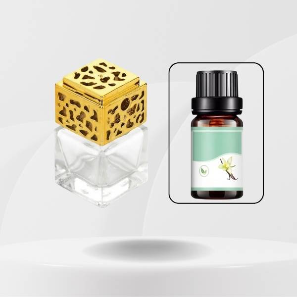 voiture diffuseur senteur vanille Or