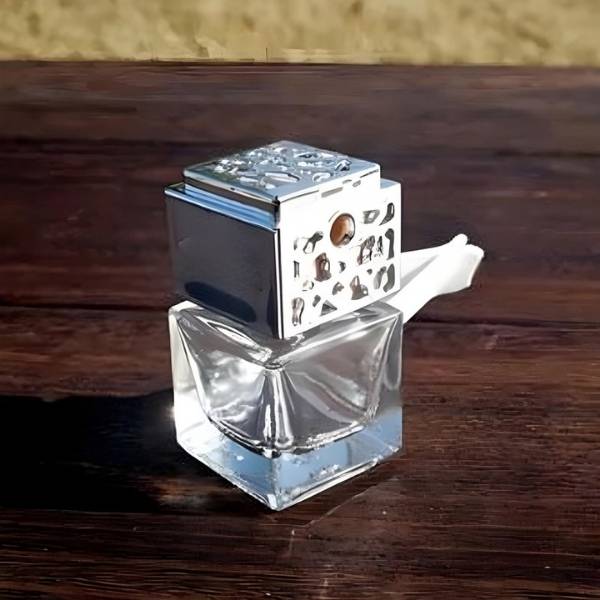 voiture diffuseur verre Argent