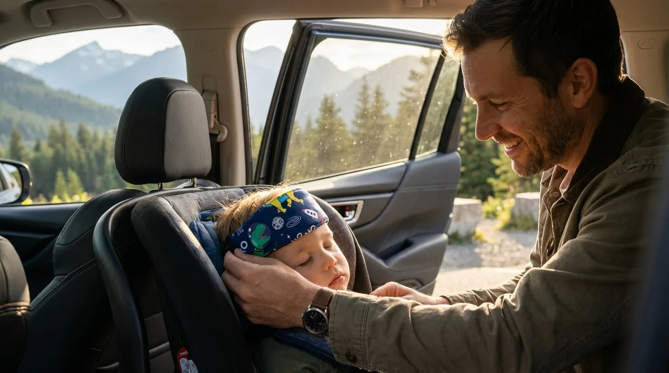 cale tete bebe voiture garcon sécurité optimale