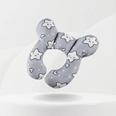 Cale tete nourrisson voiture - Motif Étoiles Gris