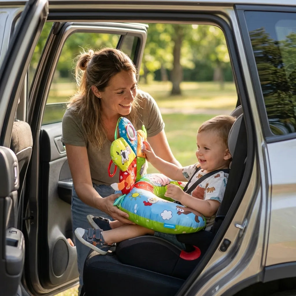 coussin bebe activites voiture pratique polyvalent