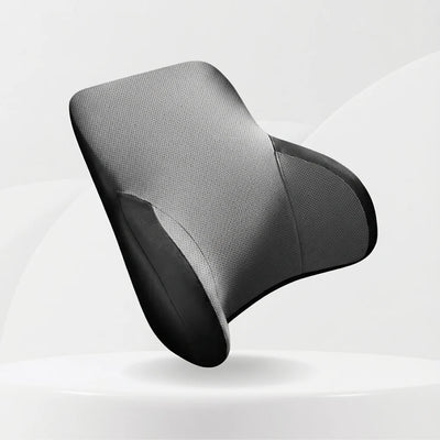Coussin cale dos ergonomique pour voiture - Gris Perforé et Noir