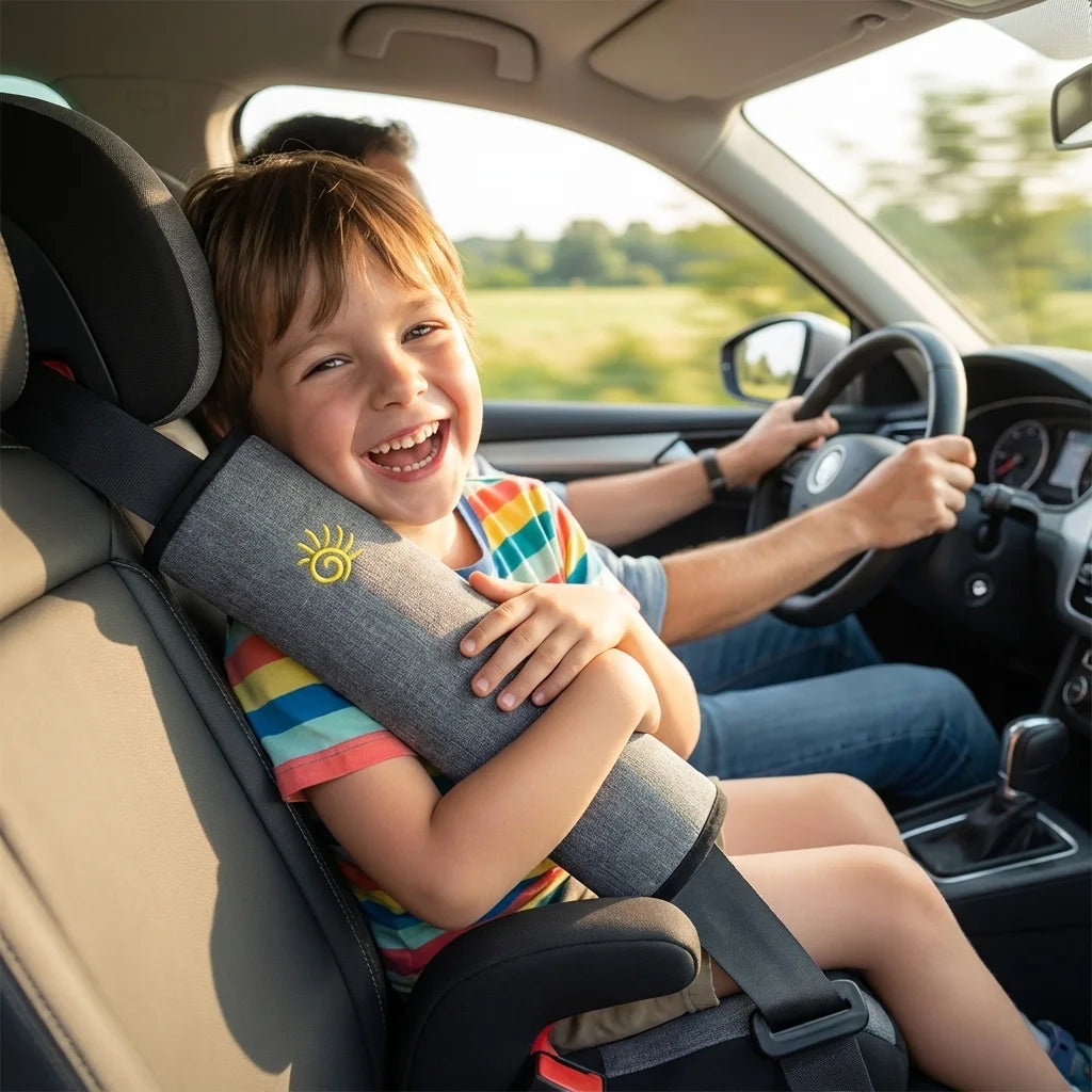 coussin ceinture voiture enfant design ludique