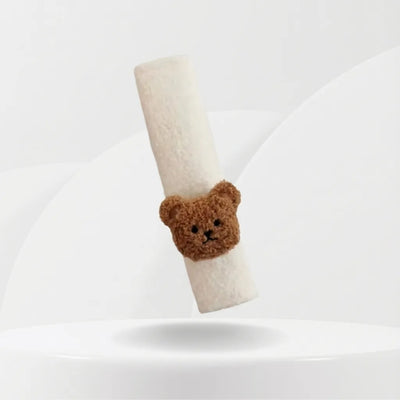 Coussin ceinture voiture nounours - Effet Mouton Blanc