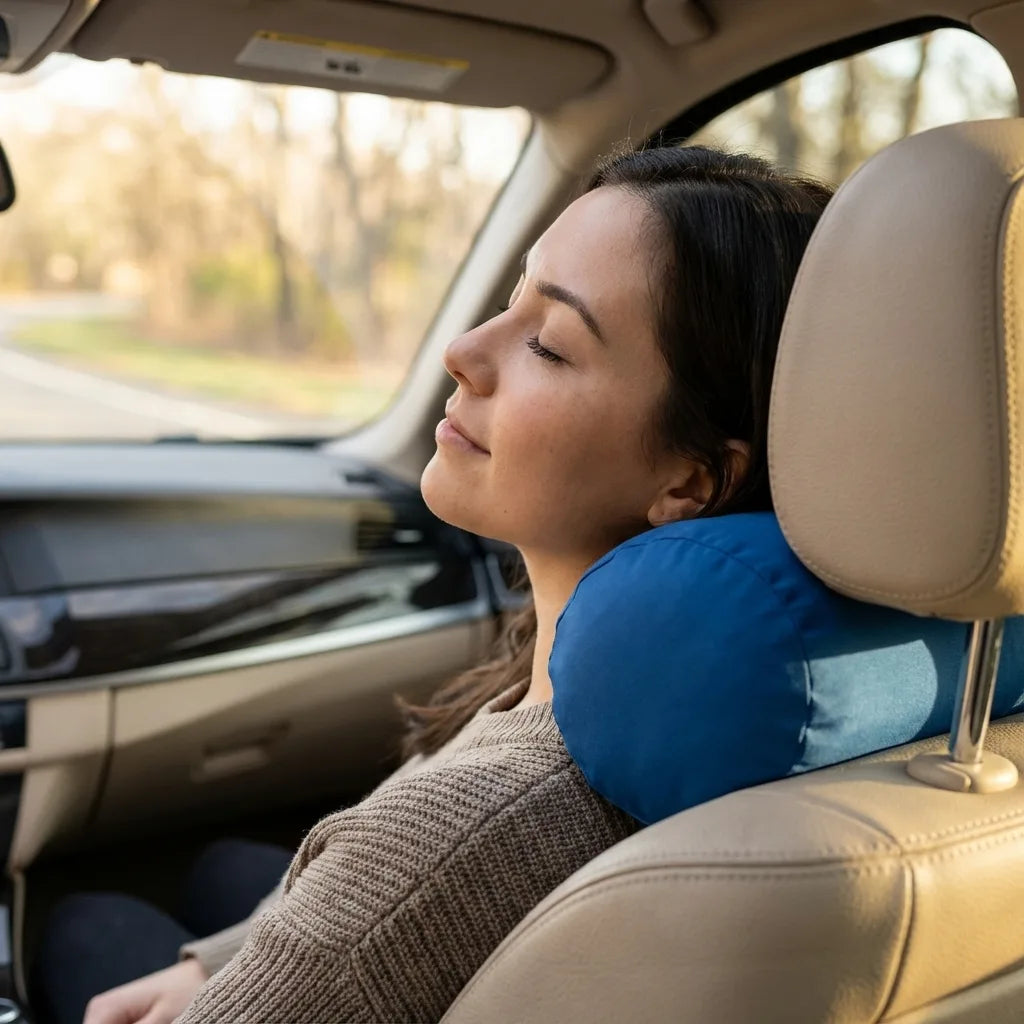 coussin cervical avec billes voiture design élégant