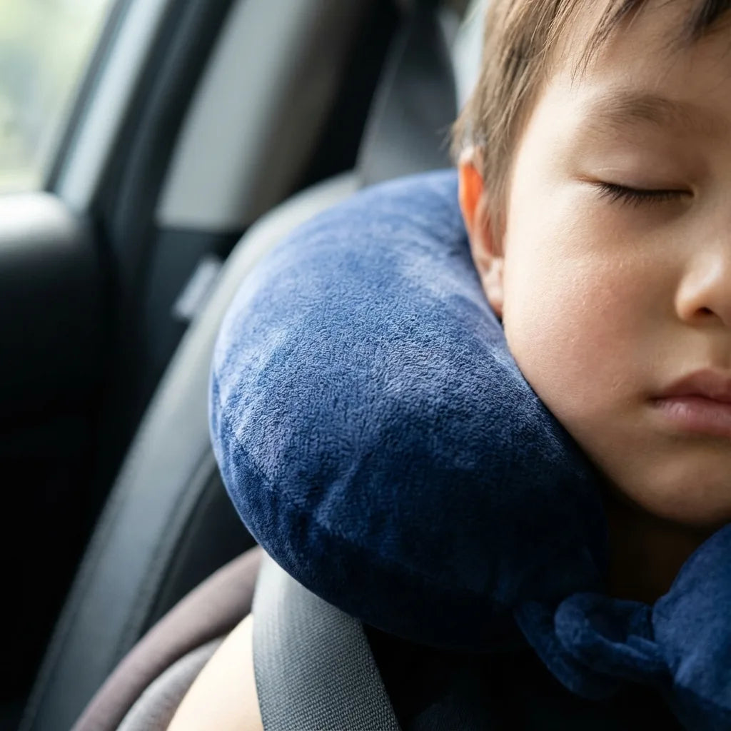 coussin cervical voiture enfant design ludique