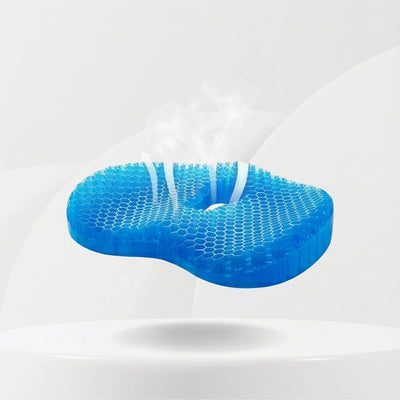 Coussin en gel voiture mal de dos - Alvéolé noir