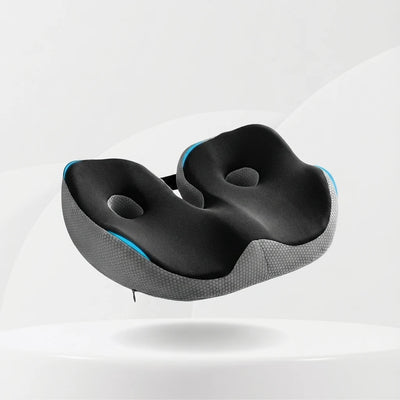 Coussin ergonomique coccyx voiture - Déhoussable Noir