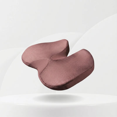 Coussin fessier voiture femme enceinte - Maille Rose