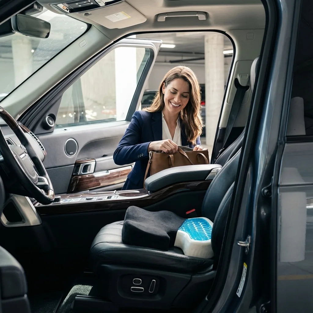 coussin gel voiture hernie discale ergonomique fiable