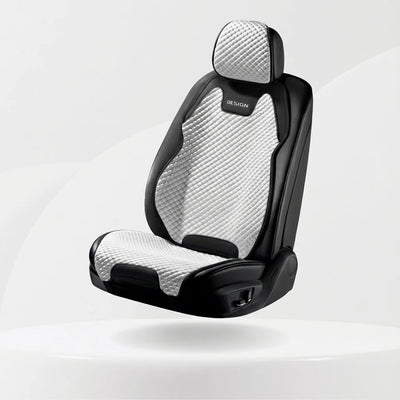 Coussin lombaire couvre siège voiture - Bicolore Matelassé