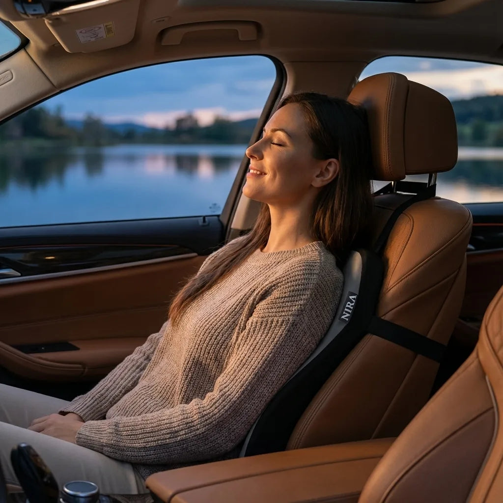 coussin lombaire ergonomique voiture luxe fonctionnel