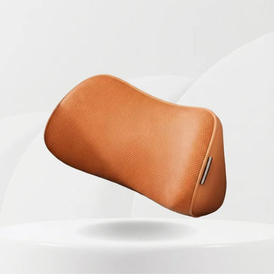 Coussin lombaire voiture mémoire de forme - Cuir Perforé Marron