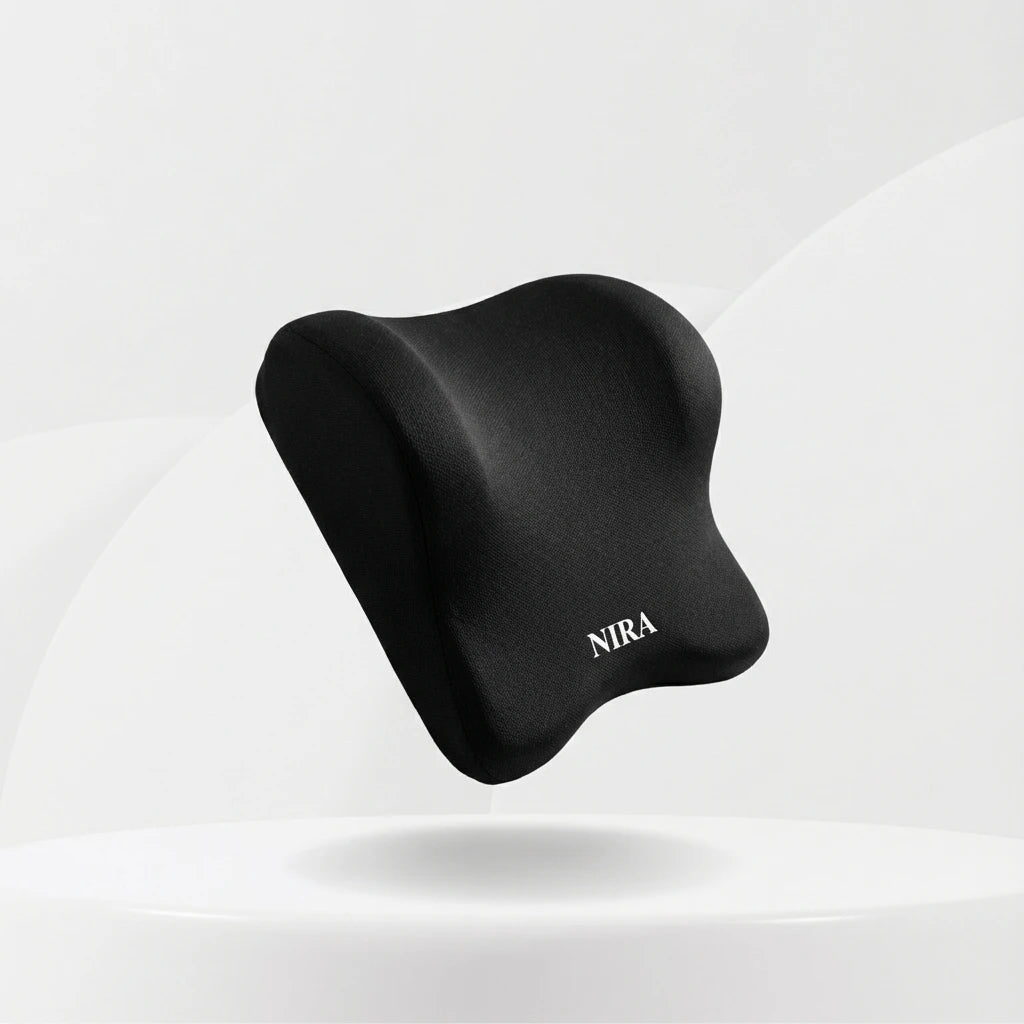 coussin nuque ergonomique et a memoire de forme voiture aperçu