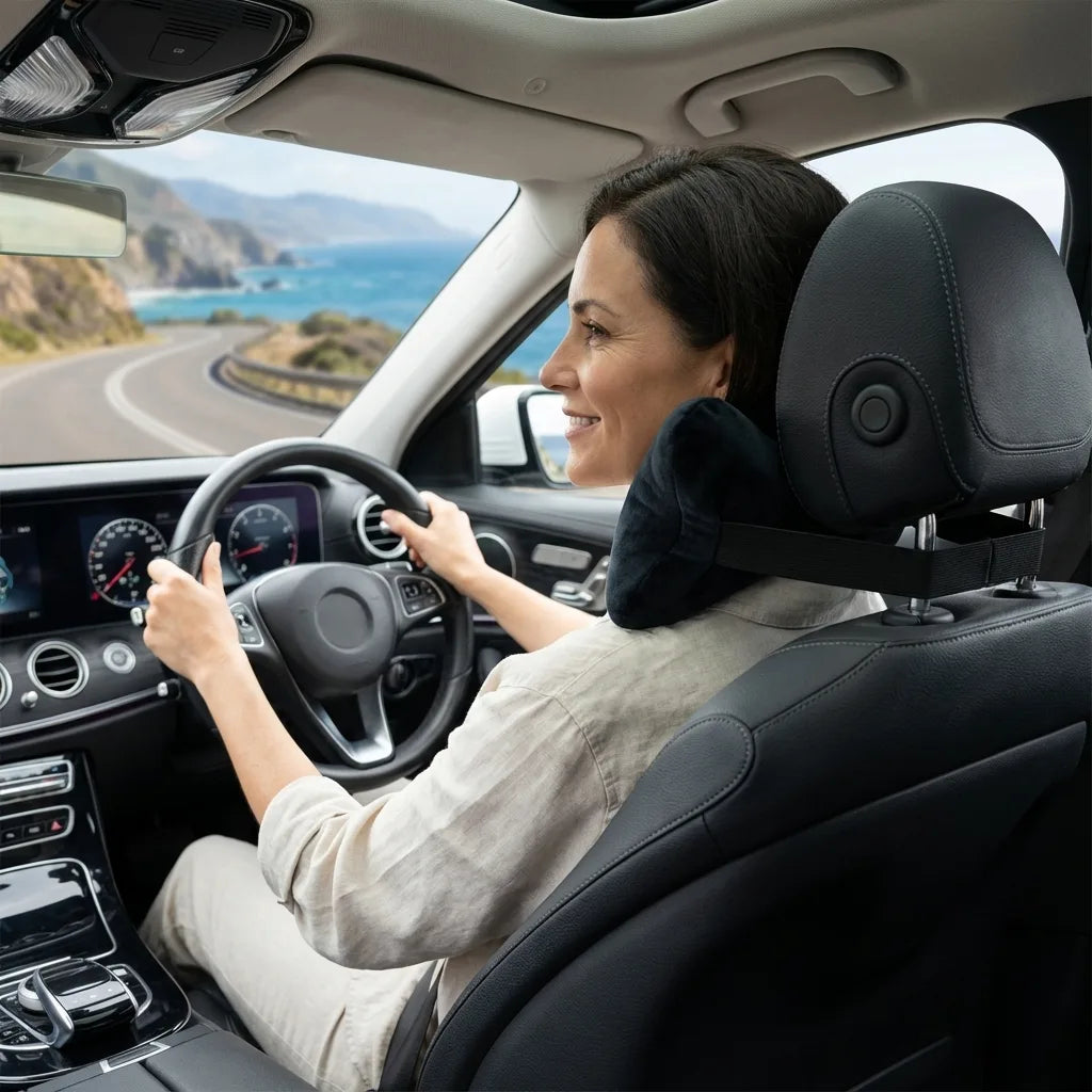 coussin nuque voiture conducteur confort mémoire